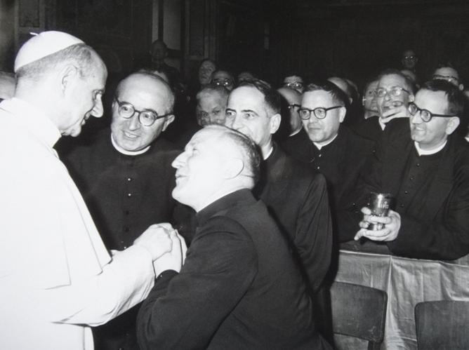 Paolo VI, 1969: Zambarbieri, Pilatowicz, Lanza, Zanatta, Caprai