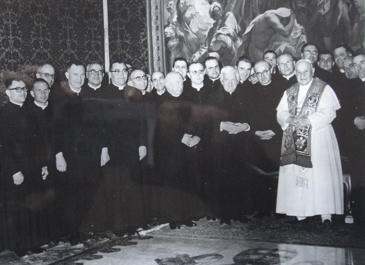 Papa Giovanni XXIII riceve il Capitolo generale, 30 maggio 1959