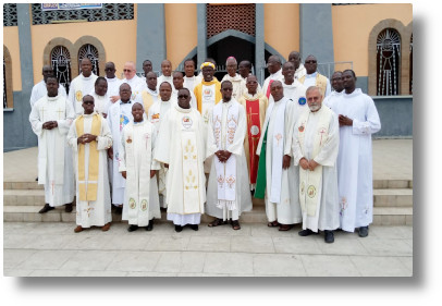 Foto di famiglia alla fine della Celebrazione