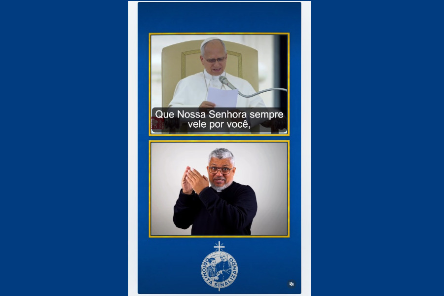 La famiglia orionina al servizio del Papa: Libras su Instagram e YouTube 