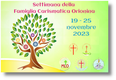 Settimana della Famiglia Carismatica Orionina, 19-25 novembre 2023