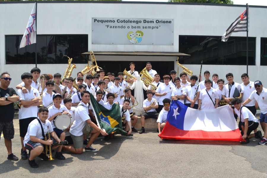 Dal Cile al Brasile, il tour della Banda musicale Don Orione