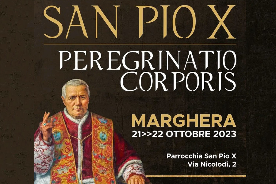 Marghera (VE): Papa Pio X torna tra la sua gente