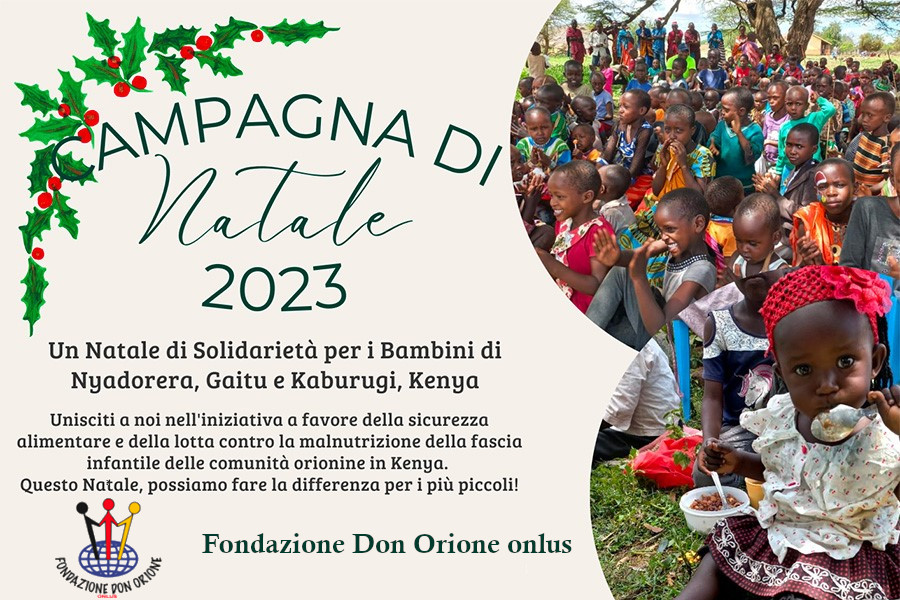 La Campagna di Natale 2023 della Fondazione Don Orione onlus