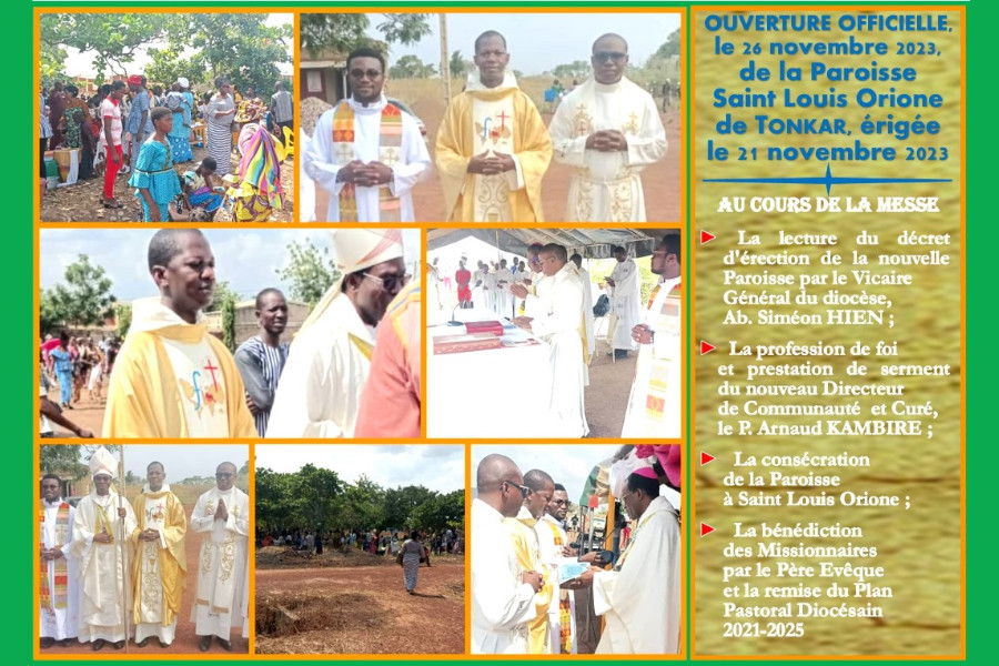 Burkina Faso: La parrocchia San Luigi Orione nella diocesi di Gaoua