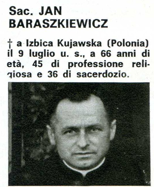 Sac. BARASZKIEWICZ Jan -  70