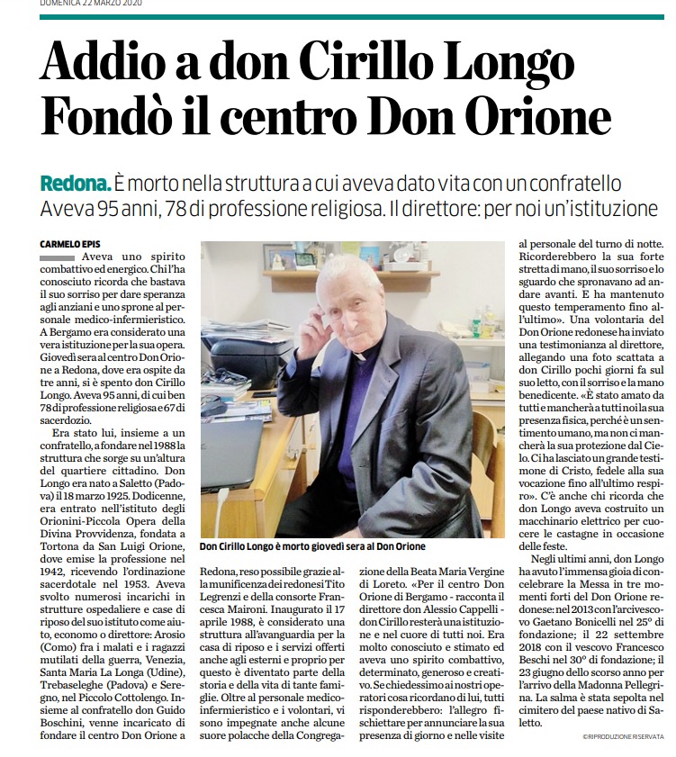 Sac. LONGO Cirillo -  671