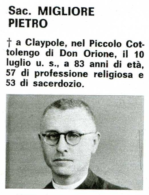 Sac. MIGLIORE Pietro -  985