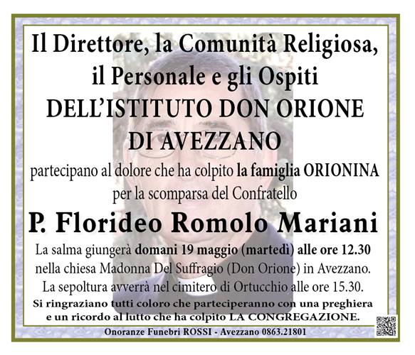 Sac. MARIANI Florideo Romolo -  838