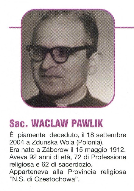 Sac. PAWLIK  Wacław -  424