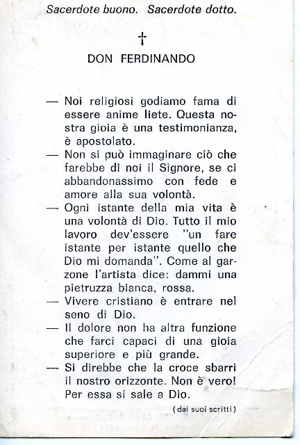 Sac. CAVALIERE Ferdinando -  280