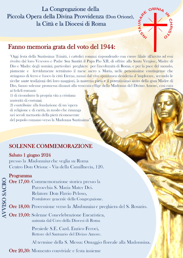 Roma: Nel 1944 il voto della città a Maria «Salus Populi Romani» -  24371