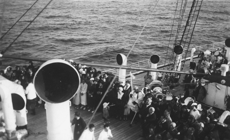 24 settembre 1934, il secondo viaggio missionario di Don Orione in America Latina  -  25394