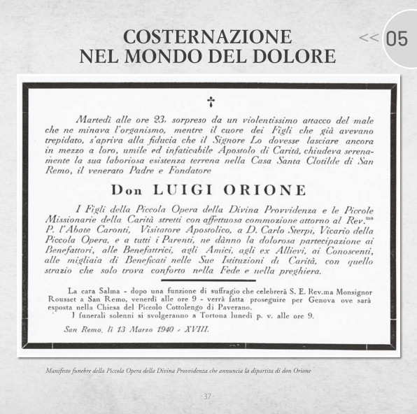 12 marzo: 85 anni dalla nascita al cielo di san Luigi Orione -  26605