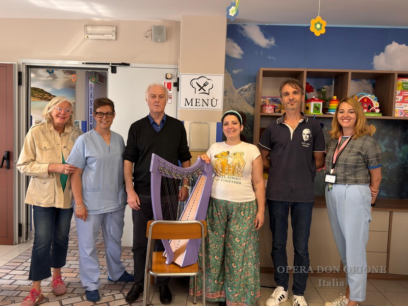 Sanremo: Al Piccolo Cottolengo prende il via il progetto di arpaterapia  -  27248
