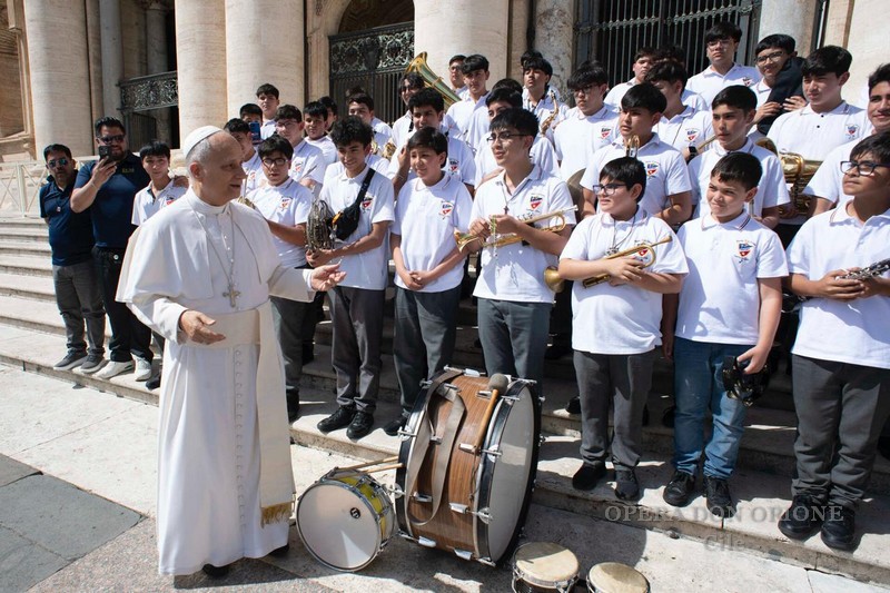 La Banda Don Orione di Cerrillos conclude il tour europeo con l'incontro con Papa Leone XIV -  28197
