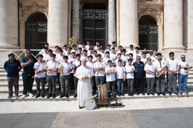La Banda Don Orione di Cerrillos conclude il tour europeo con l'incontro con Papa Leone XIV -  28200