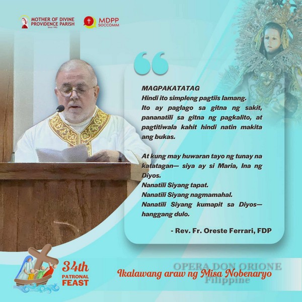 Filippine: 34 anni di Provvidenza e fraternità -  28780