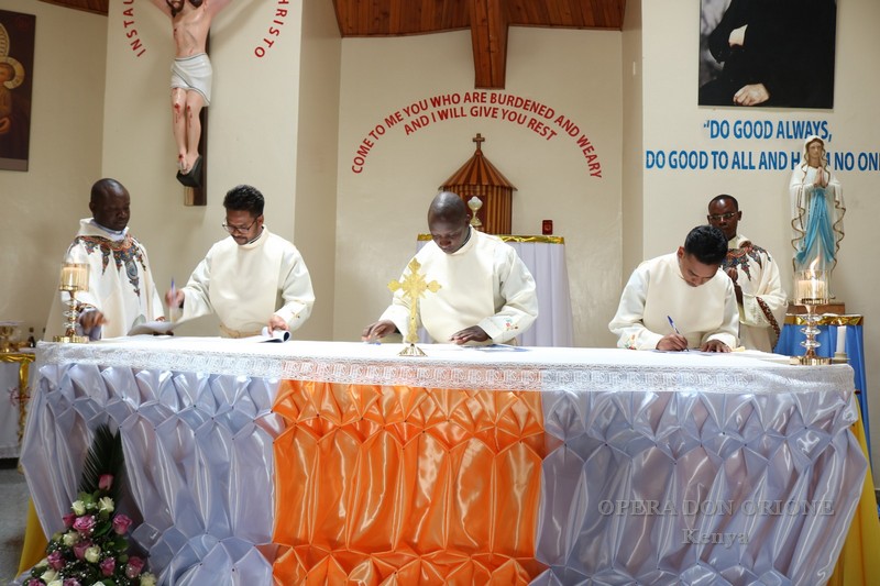 Kenya – A Nairobi la professione perpetua di tre chierici -  29714