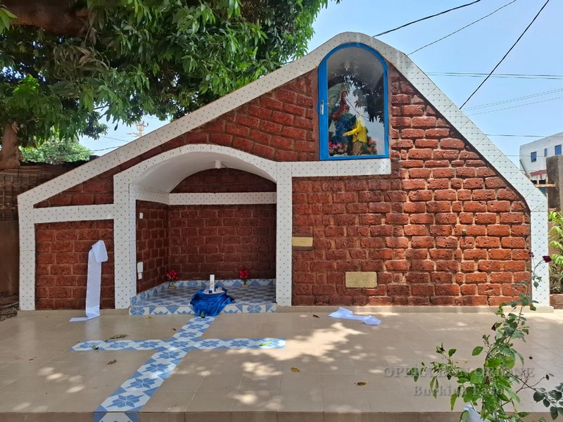 Burkina Faso – Al CHR di Banfora inaugurata la grotta dedicata a “Nostra Signora della Guardia” -  30116