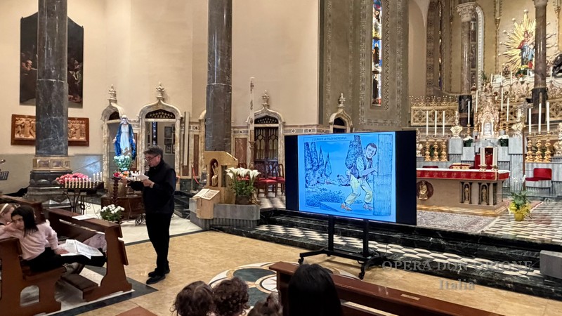 Tortona - Al Santuario della Guardia la preghiera dei giovani inaugura il triduo per san Luigi Orione -  30184