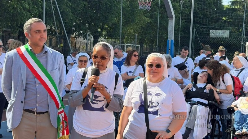 Tortona - Due ruote e passi di solidarietà sotto lo sguardo della Madonna della Guardia -  30357