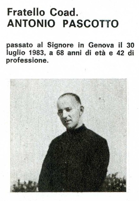 Fr. PASCOTTO Antonio -  1007