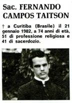 Sac. CAMPOS TAITSON Fernando -  233
