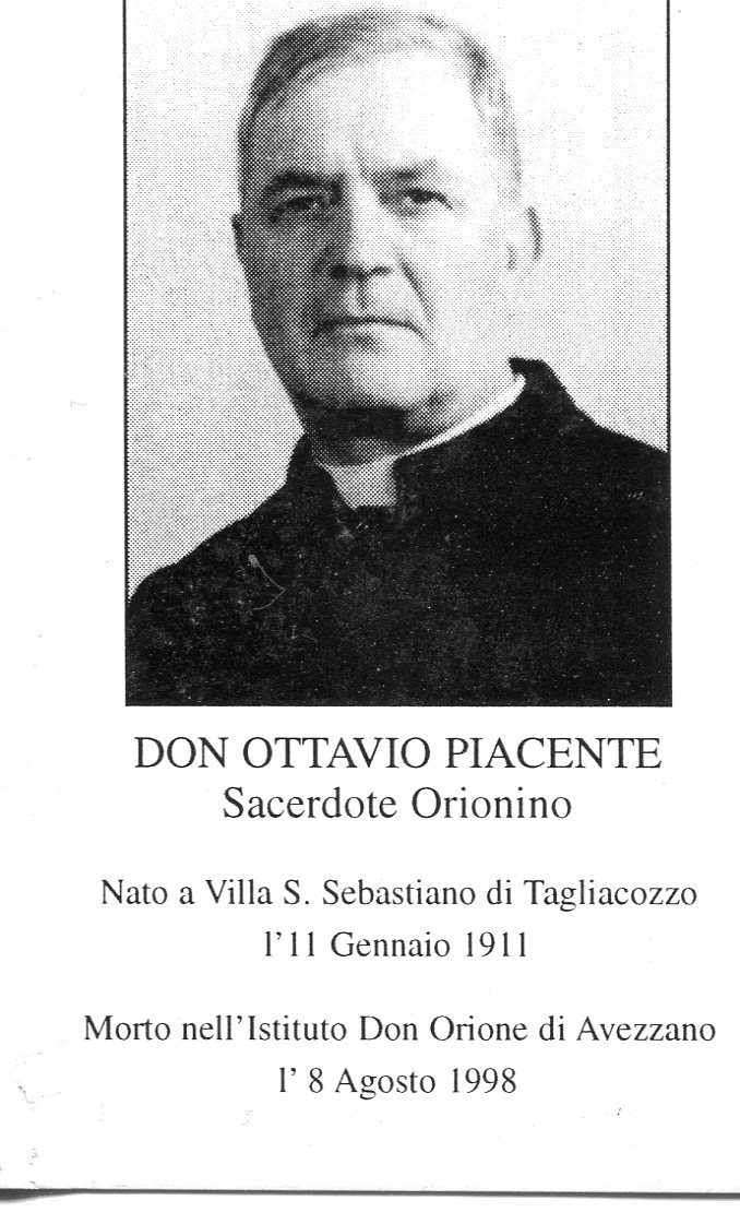 Sac. PIACENTE Ottavio -  334