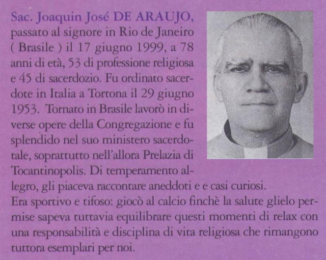 Sac. MARTINS DE ARAUJO Joaquim José -  918