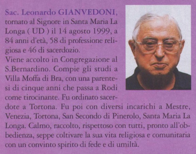Sac. GIAVEDONI Leonardo -  353