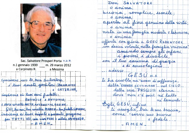 Sac. PROSPERI PORTA Salvatore -  701